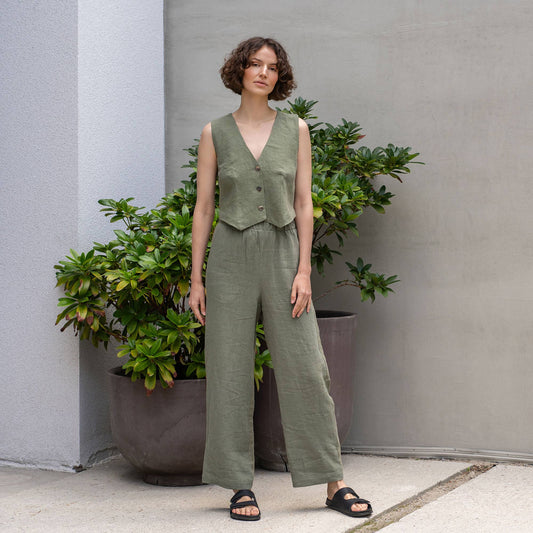 The Havana Linen Trousers // Natural