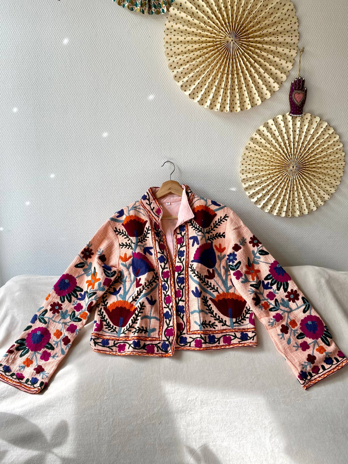 The Suzani Floral Jacket // Blush