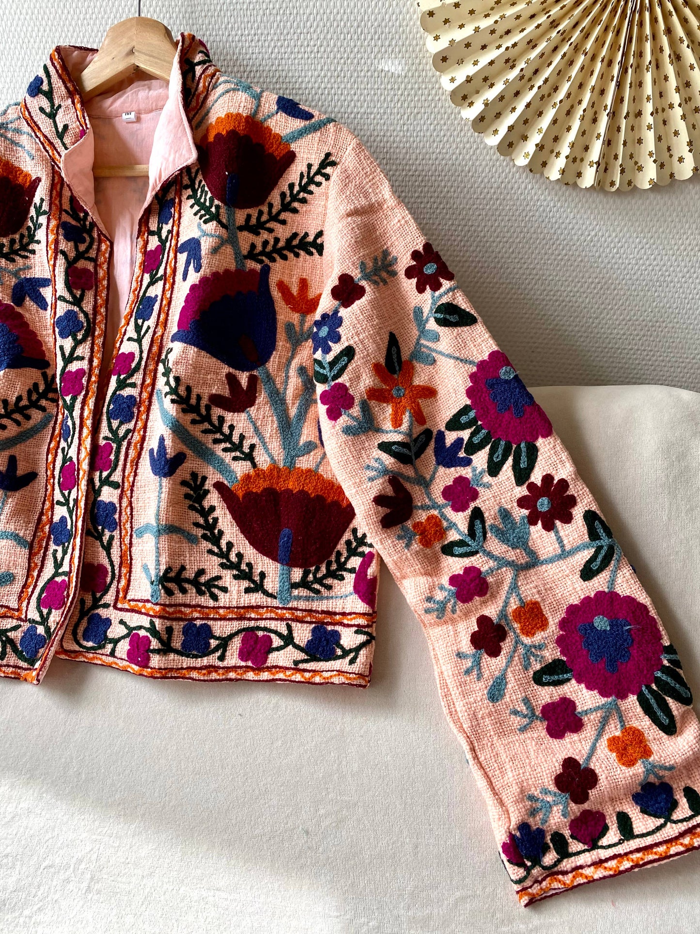 The Suzani Floral Jacket // Blush