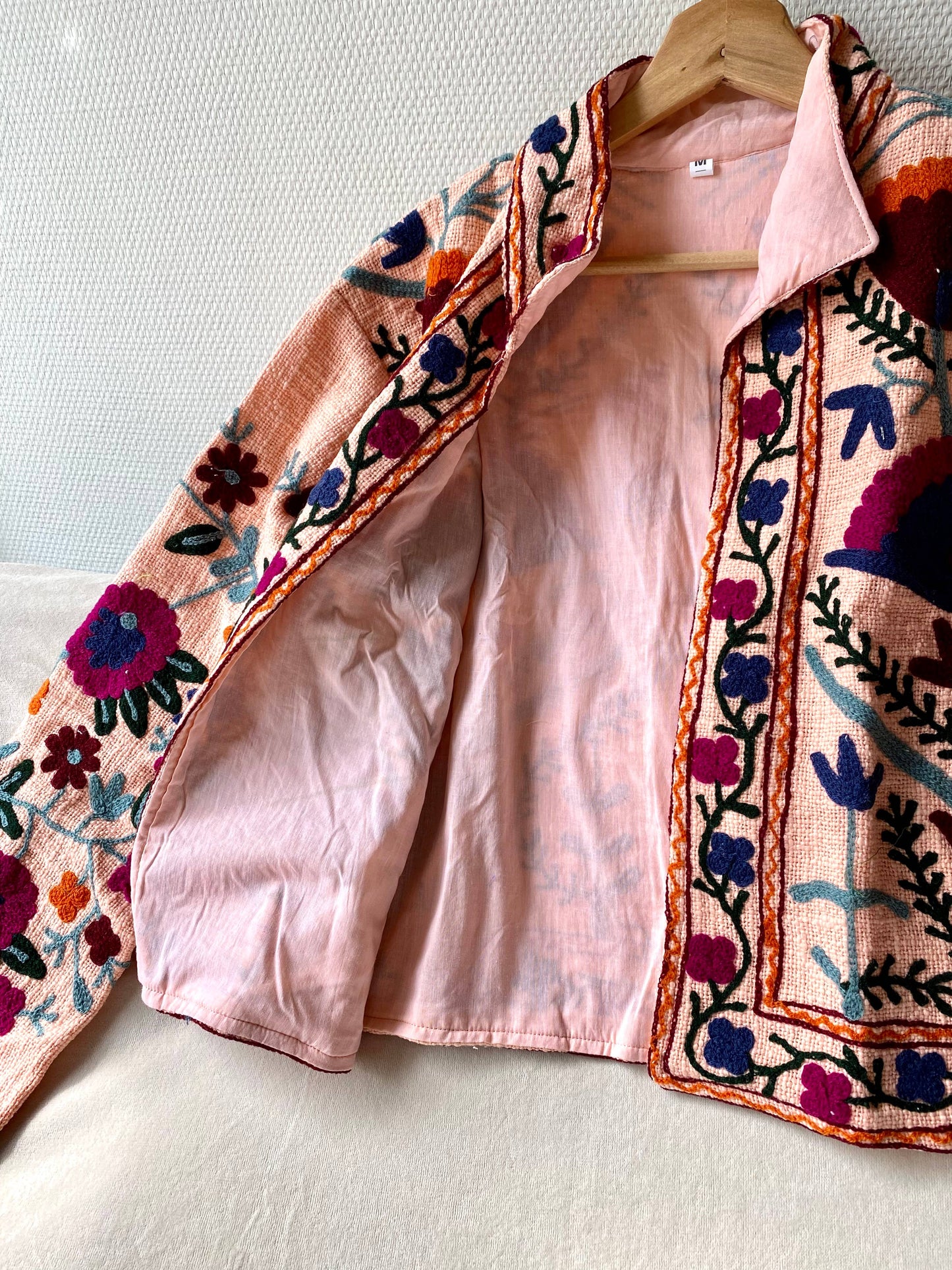 The Suzani Floral Jacket // Blush