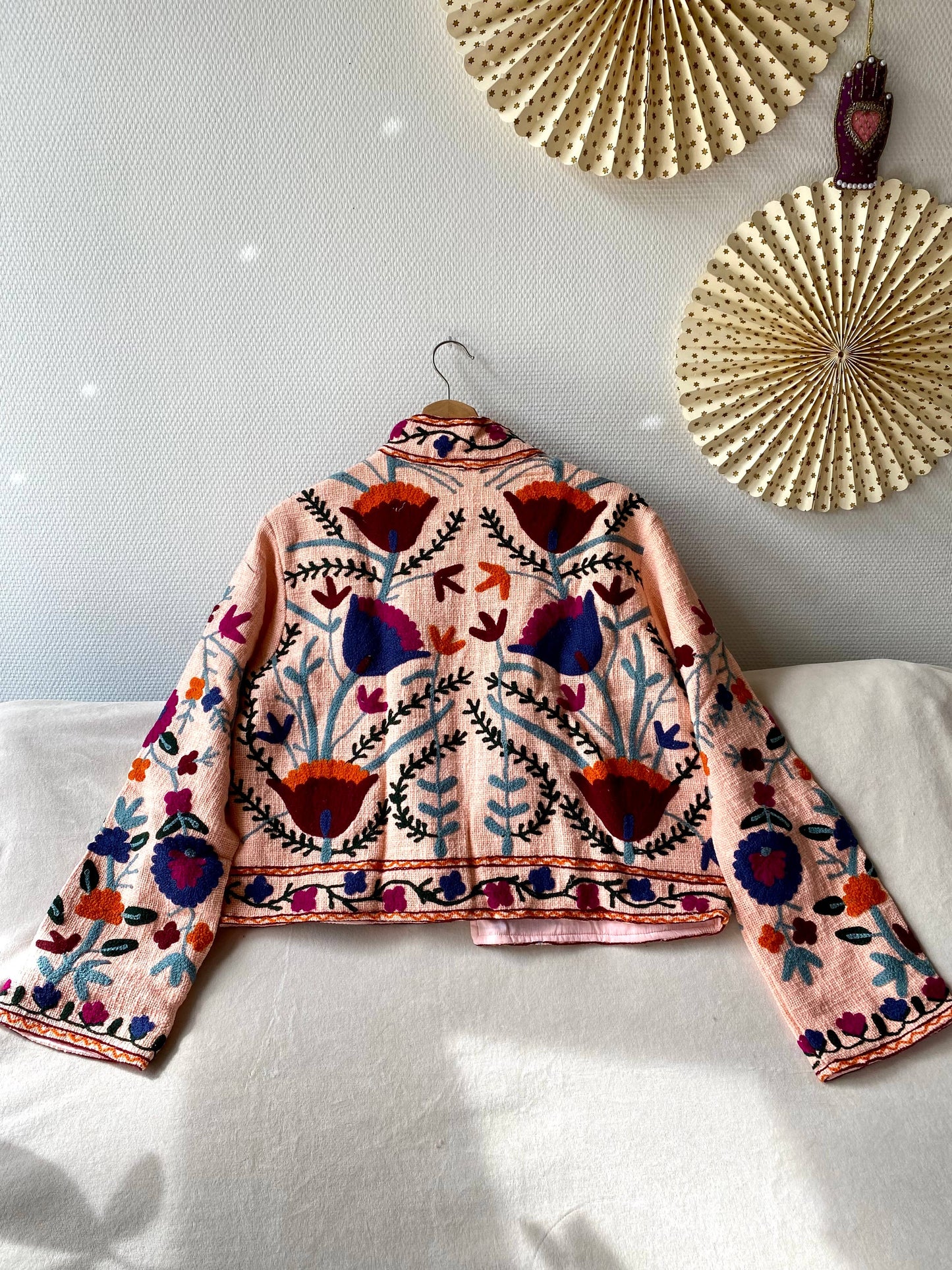 The Suzani Floral Jacket // Blush