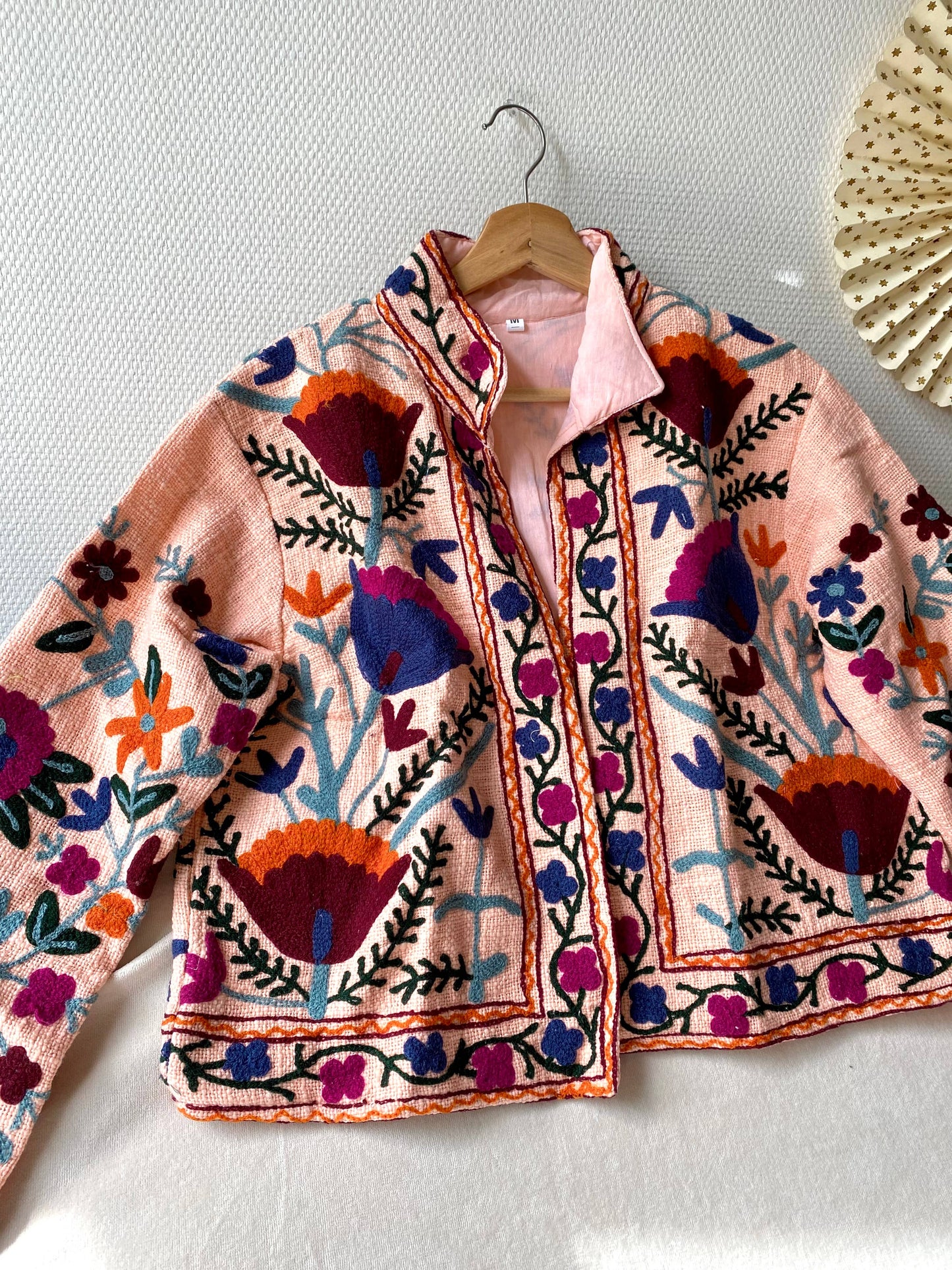 The Suzani Floral Jacket // Blush